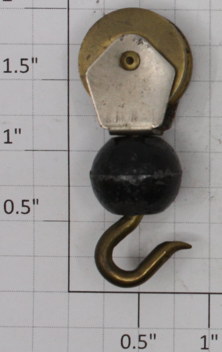 Lionel 219-53 Brass Crane Car Hook, Ball, & Pulley