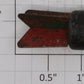 Sakai 578/15X-1 O27 Track Turnout Red/Green Direction Target Indicator Flag