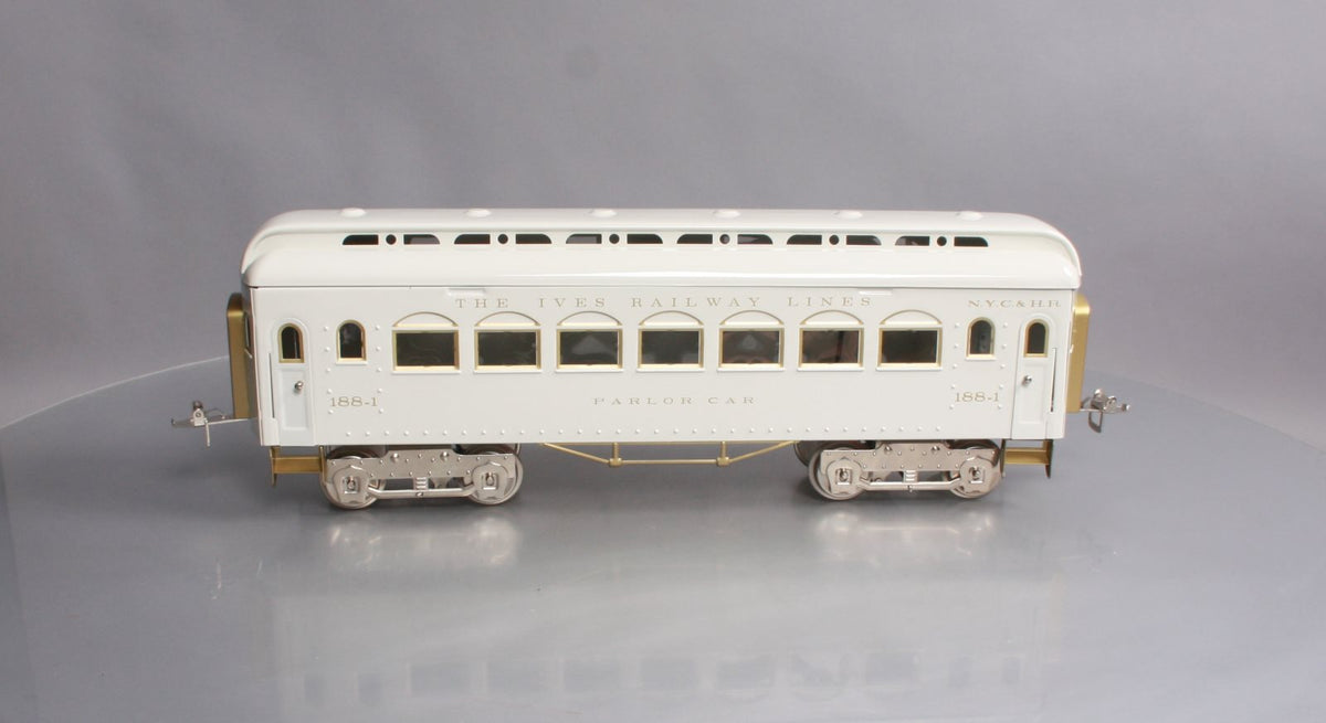 MTH 10-1155C Standard Gauge Ives White Parlor Car #188 LN/Box