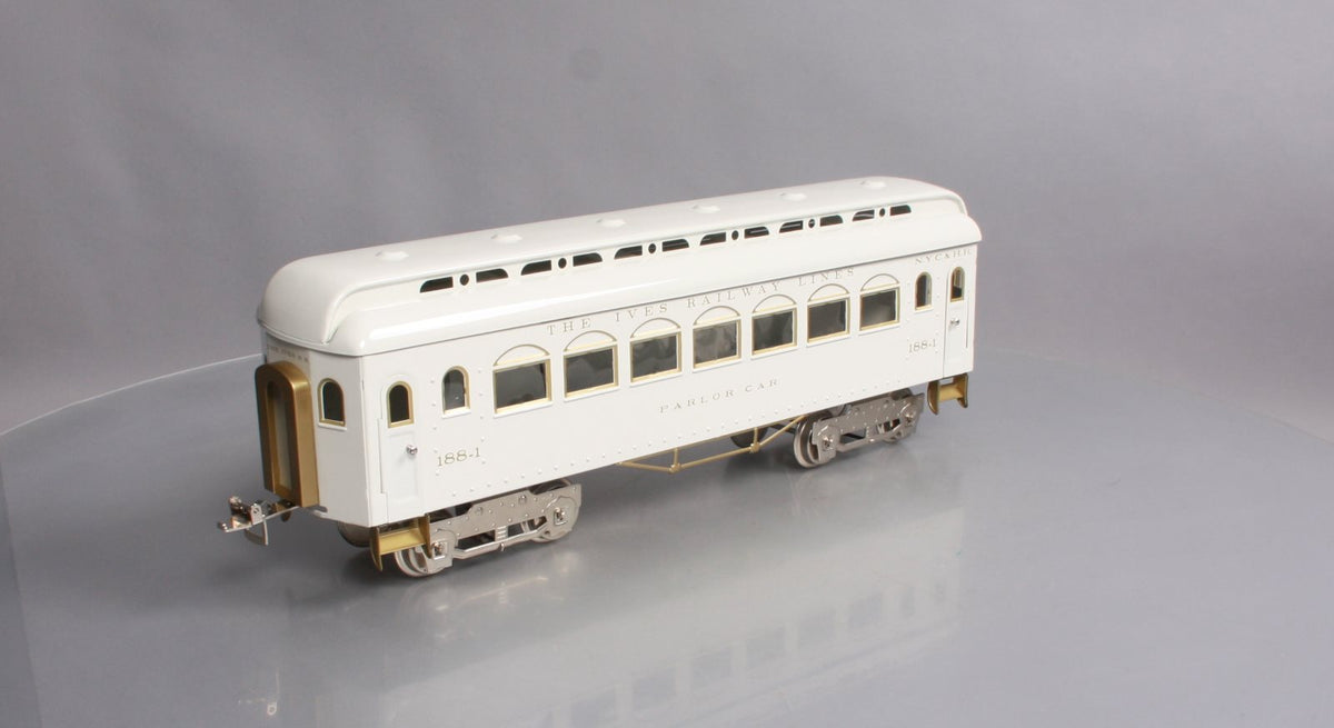 MTH 10-1155C Standard Gauge Ives White Parlor Car #188 LN/Box