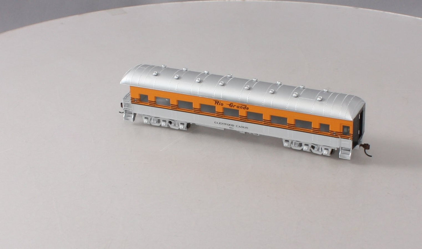 Roundhouse 86633 HO Scale Rio Grande Arch-Roof Observation Car LN/Box