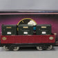 MTH 10-1073 Standard Gauge Tinplate 212 Maroon Gondola with Containers LN/Box