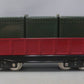 MTH 10-1073 Standard Gauge Tinplate 212 Maroon Gondola with Containers LN/Box