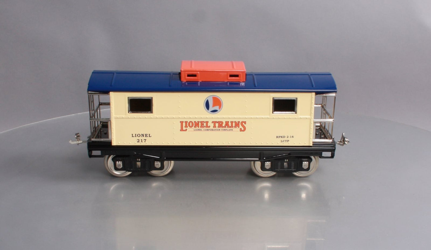 MTH 11-30233 Std. Gauge Lionel Corporation Tinplate Illuminated Caboose #217 MT/Box