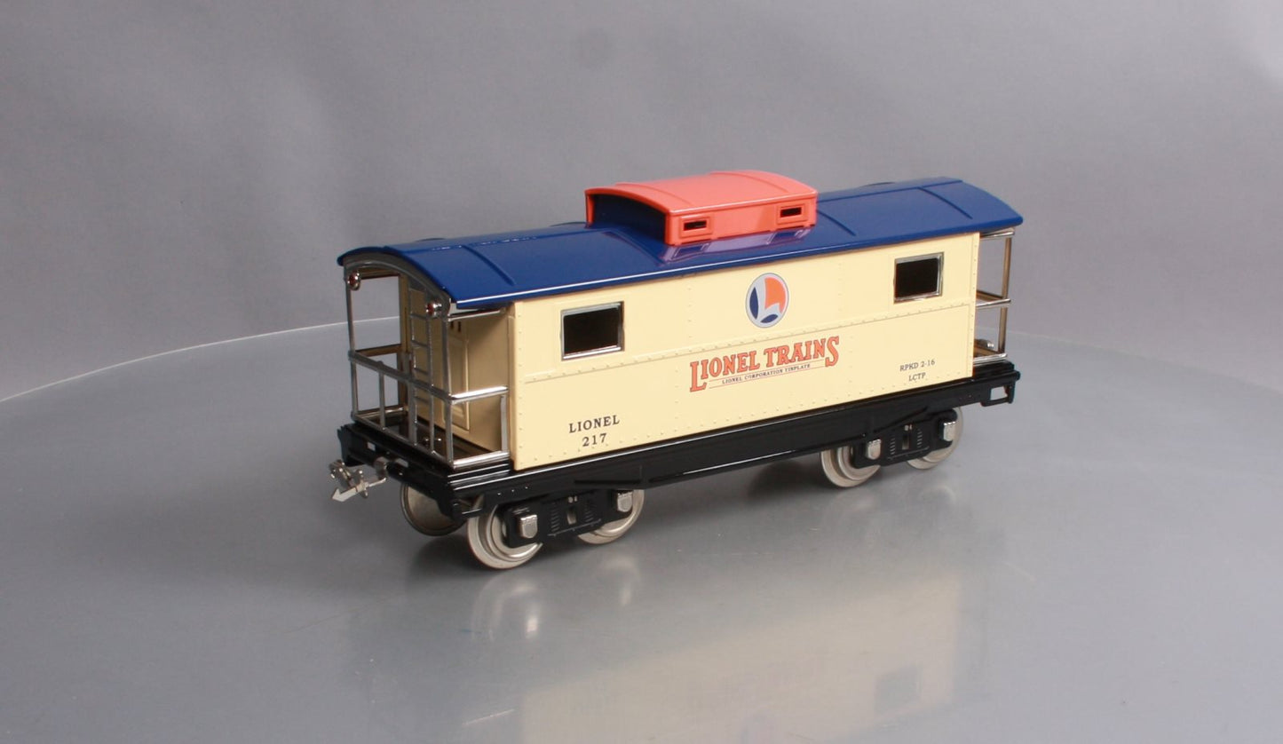 MTH 11-30233 Std. Gauge Lionel Corporation Tinplate Illuminated Caboose #217 MT/Box
