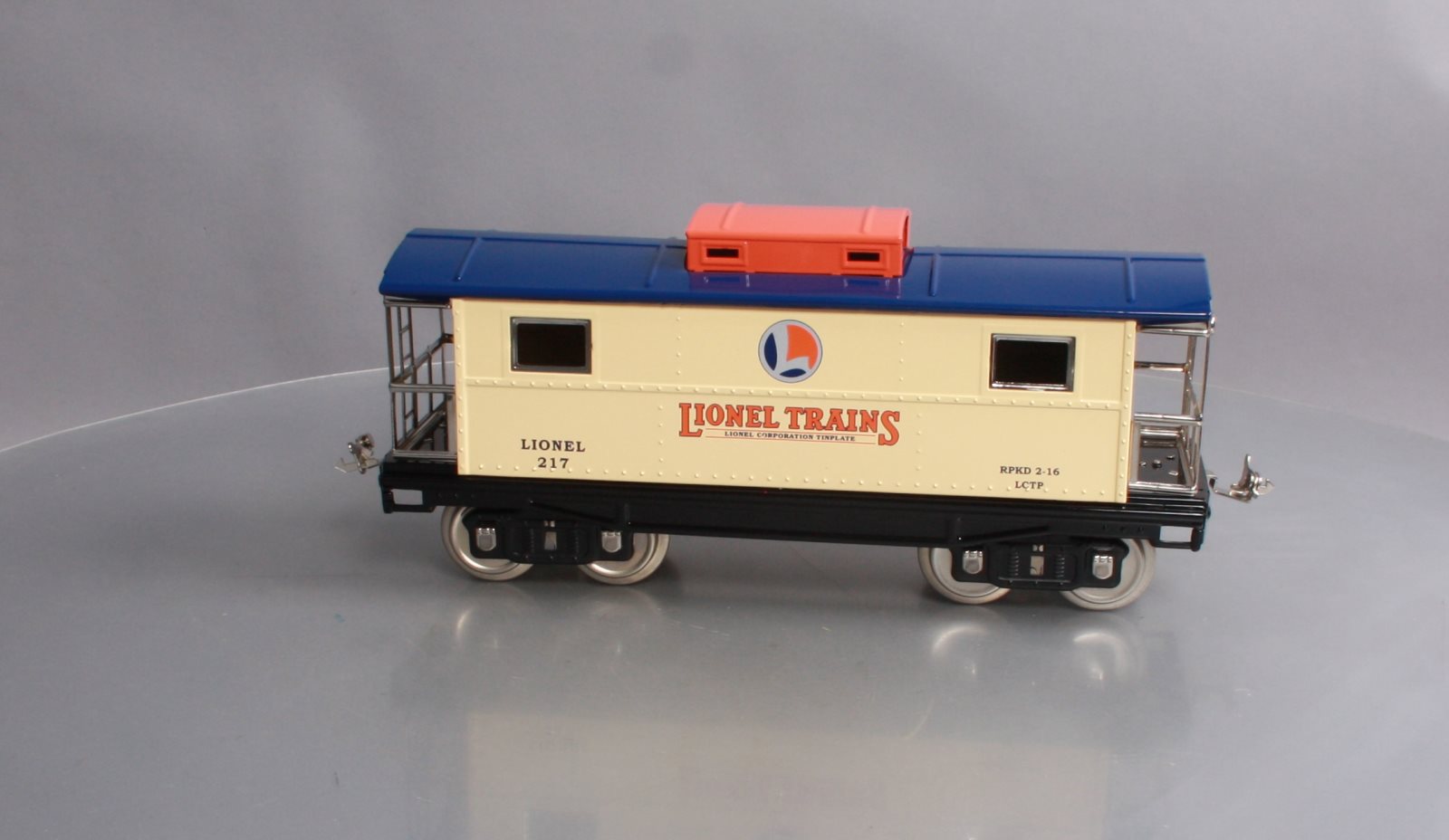 MTH 11-30233 Std. Gauge Lionel Corporation Tinplate Illuminated Caboose #217 MT/Box