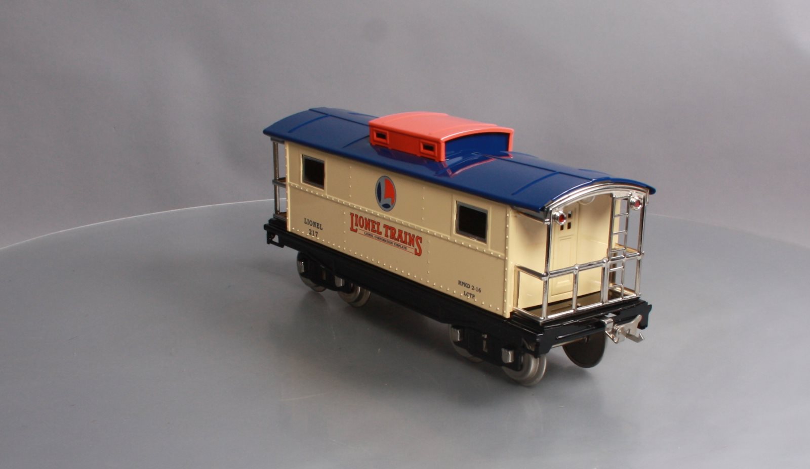MTH 11-30233 Std. Gauge Lionel Corporation Tinplate Illuminated Caboose #217 MT/Box