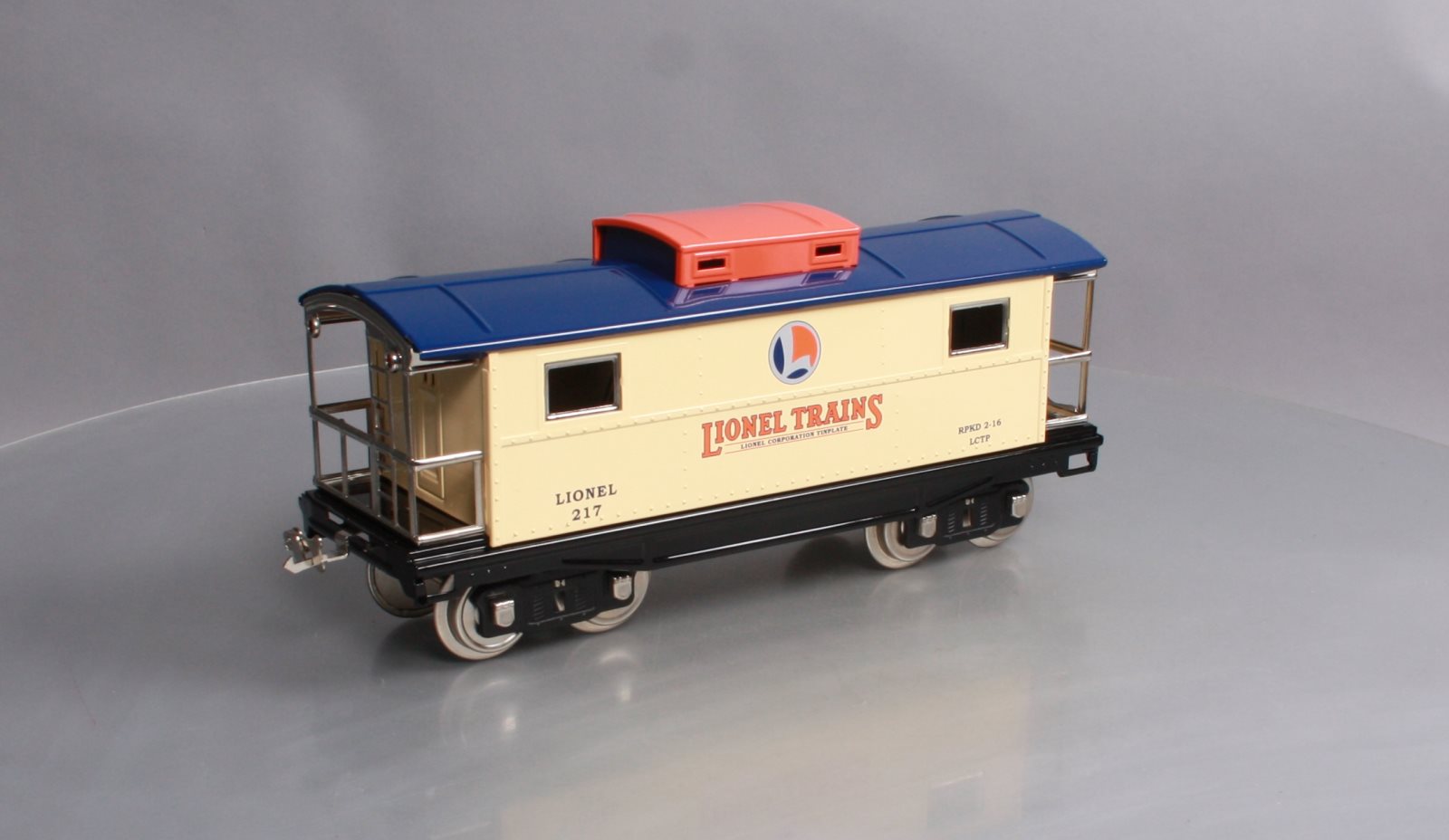 MTH 11-30233 Std. Gauge Lionel Corporation Tinplate Illuminated Caboose #217 MT/Box