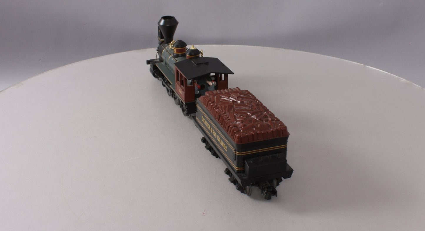 MTH 30-1376-1 O Gauge D&RG 4-6-0 Ten Wheeler Steam Engine & Tender #536 w/PS2 EX/Box