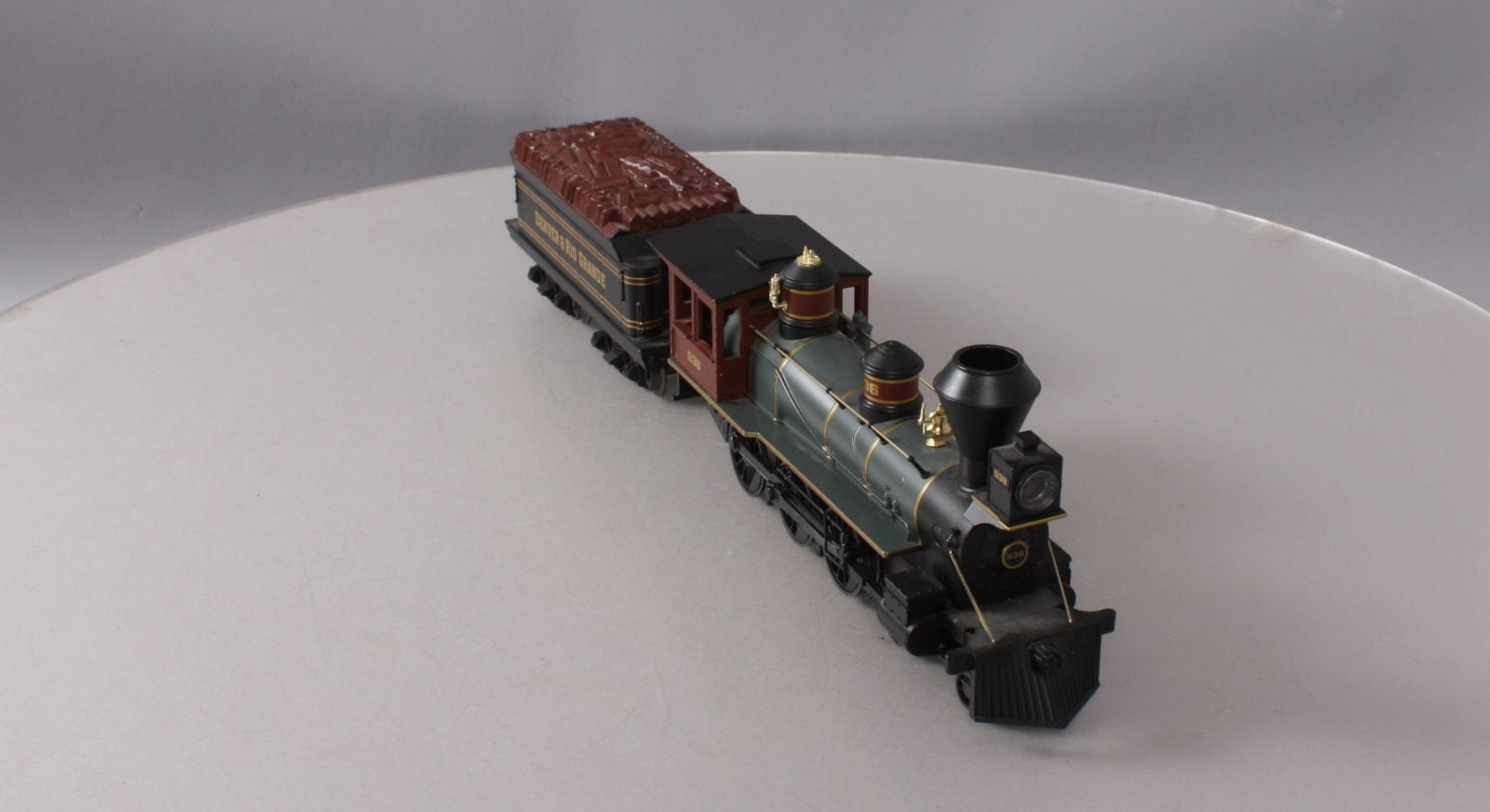 MTH 30-1376-1 O Gauge D&RG 4-6-0 Ten Wheeler Steam Engine & Tender #536 w/PS2 EX/Box