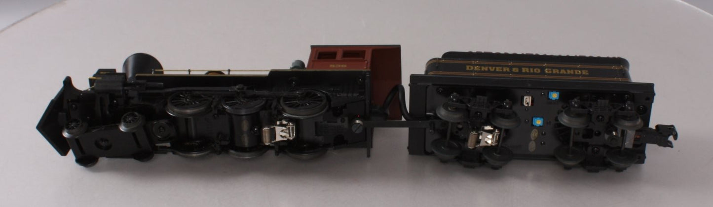 MTH 30-1376-1 O Gauge D&RG 4-6-0 Ten Wheeler Steam Engine & Tender #536 w/PS2 EX/Box