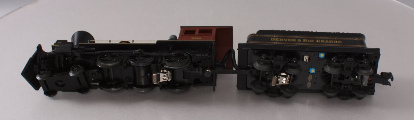 MTH 30-1376-1 O Gauge D&RG 4-6-0 Ten Wheeler Steam Engine & Tender #536 w/PS2 EX/Box