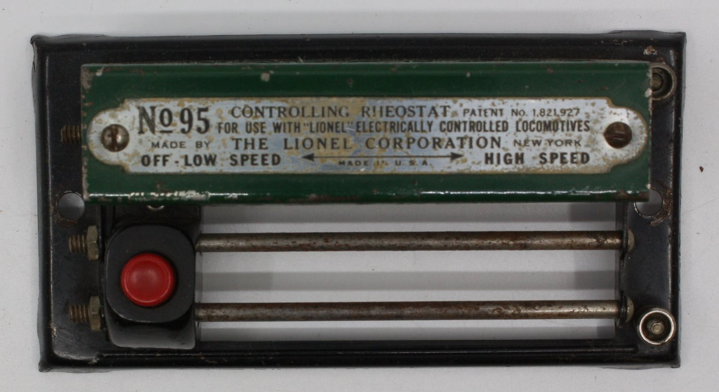Lionel 95 Controlling Rheostat in Box