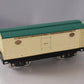 MTH 10-205 Std. Gauge 214R Ivory & Peacock Refrigerator Car with Brass Trim