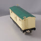 MTH 10-205 Std. Gauge 214R Ivory & Peacock Refrigerator Car with Brass Trim