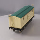 MTH 10-205 Std. Gauge 214R Ivory & Peacock Refrigerator Car with Brass Trim