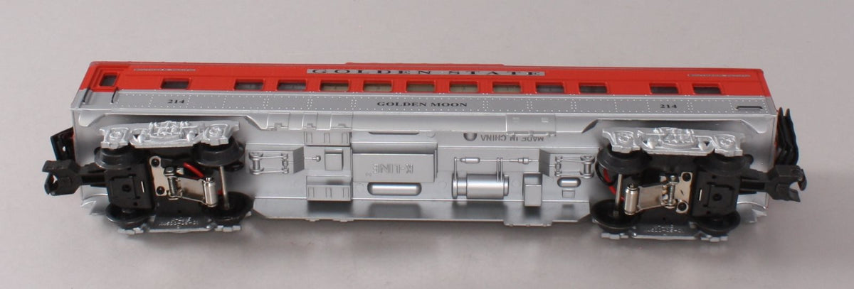 K-Line K214 O Golden State "Golden Moon" 13" Streamliner Vista Dome Car #214 NIB