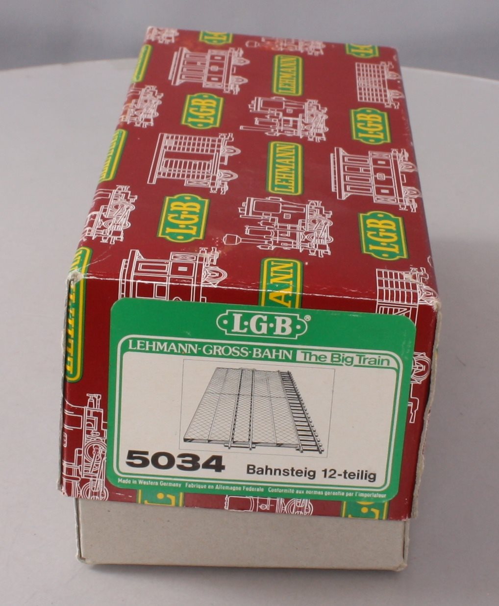 LGB 5034 G Scale Gray Plastic Platform Set LN/Box
