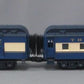 Lionel 6-39082 O Central of New Jersey Blue Comet Passenger Car Set (2) NIB