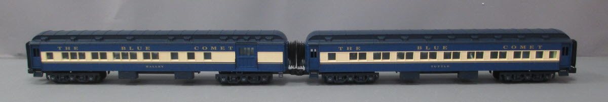 Lionel 6-39082 O Central of New Jersey Blue Comet Passenger Car Set (2) NIB