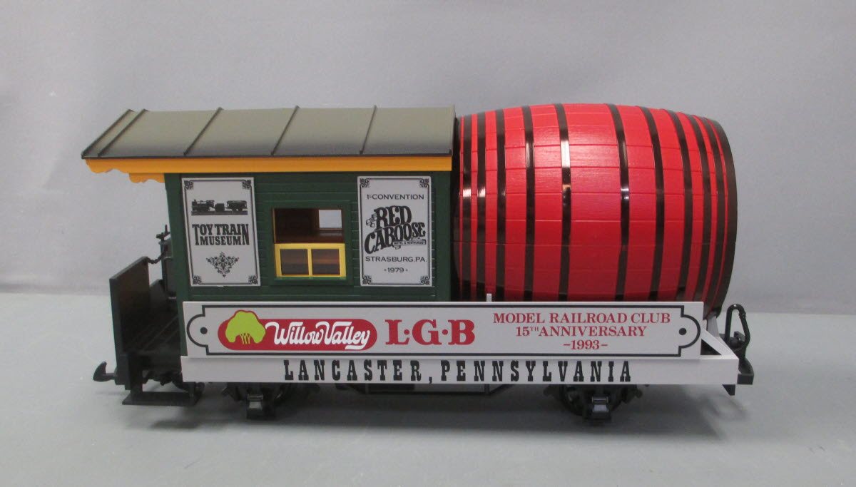 LGB 30421 G Scale Model Railroad Club 15th Anniversary Convention Barrel Car NIB