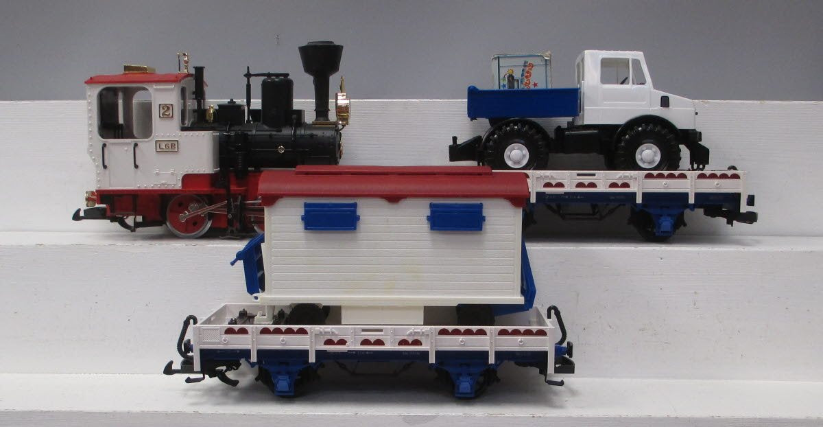 LGB 72988  G Gauge Circus Steam Starter Train Set LN/Box