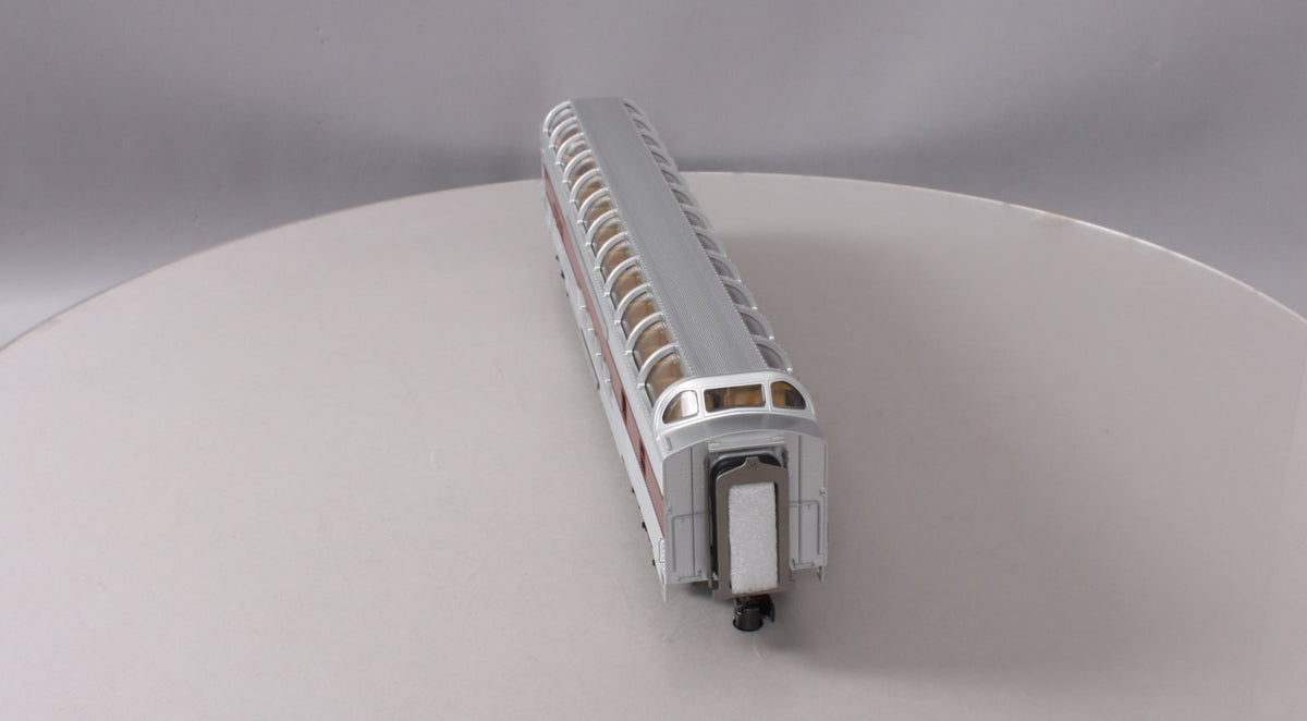 MTH 20-67081 O Gauge Boston & Maine 70' Streamlined Full Lengeth Ribbed Vista D LN/Box