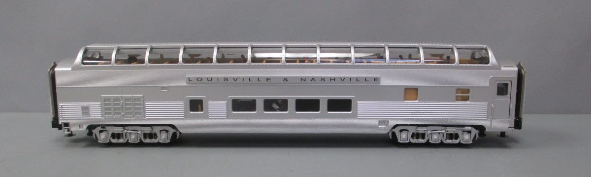 MTH 20-67065 O Gauge Louisville & Nashville 70' Streamlined Vista Dome Car LN/Box