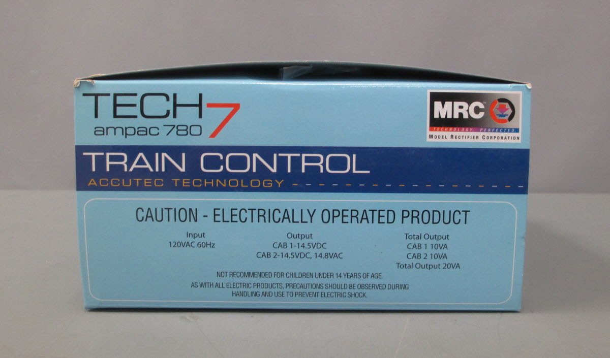 MRC 1278 HO Scale Tech 7 Ampac 780 Power Pack LN/Box