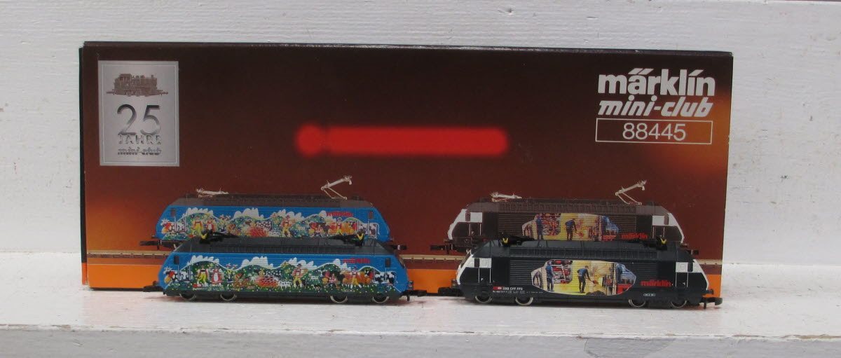 Marklin 88445 Z Scale SBB Special Edition Swiss Electric Locomotives (Set of 2) LN/Box