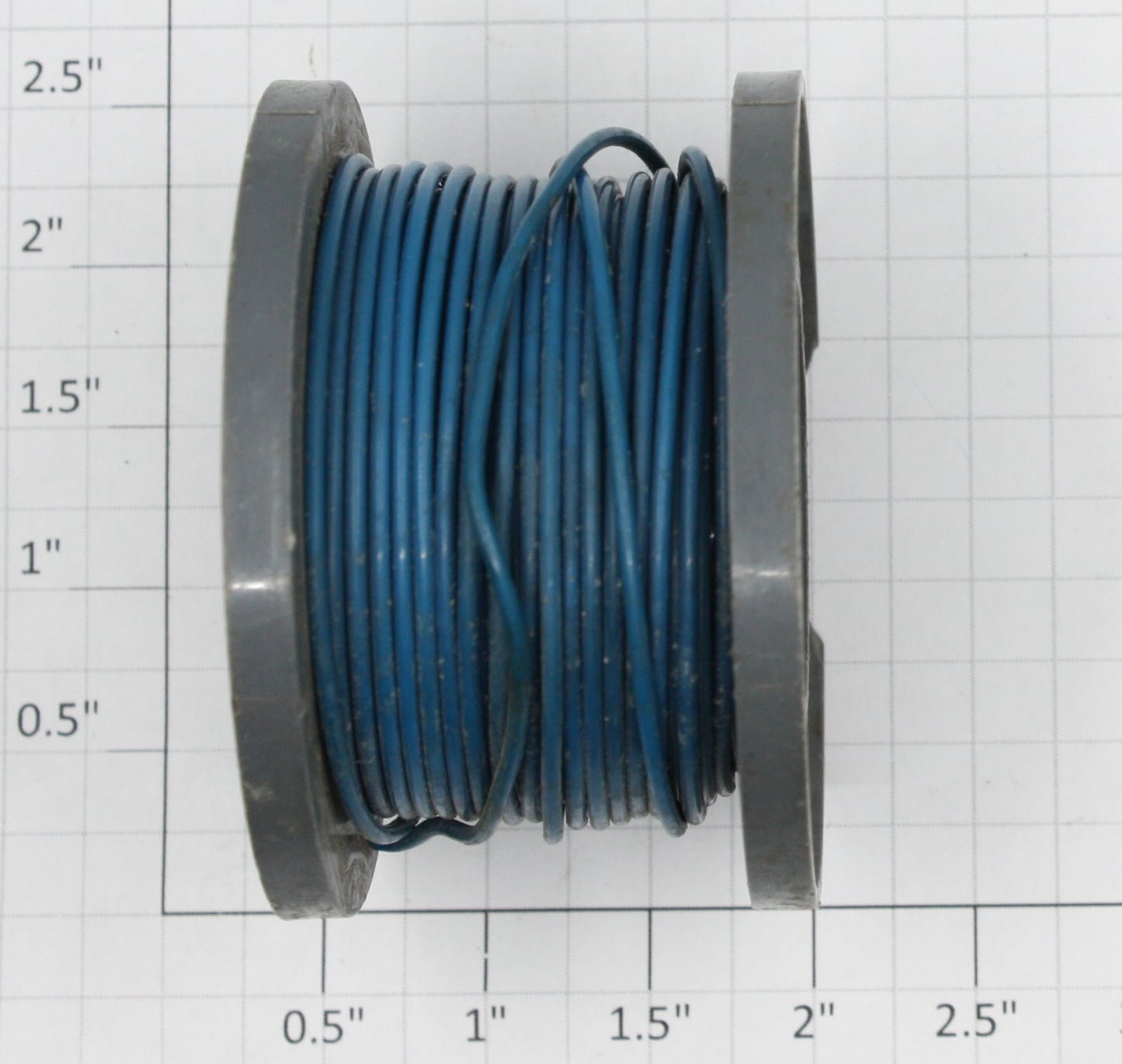 Lionel 40-GBX 6561 Gray Cable Reel Chipped with Blue Wire - No Tape