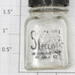 Lionel SP Empty Vintage Smoke Pill Pellet Bottle Clear with Poor Lettering