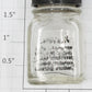 Lionel SP Empty Vintage Smoke Pill Pellet Bottle Clear with Poor Lettering