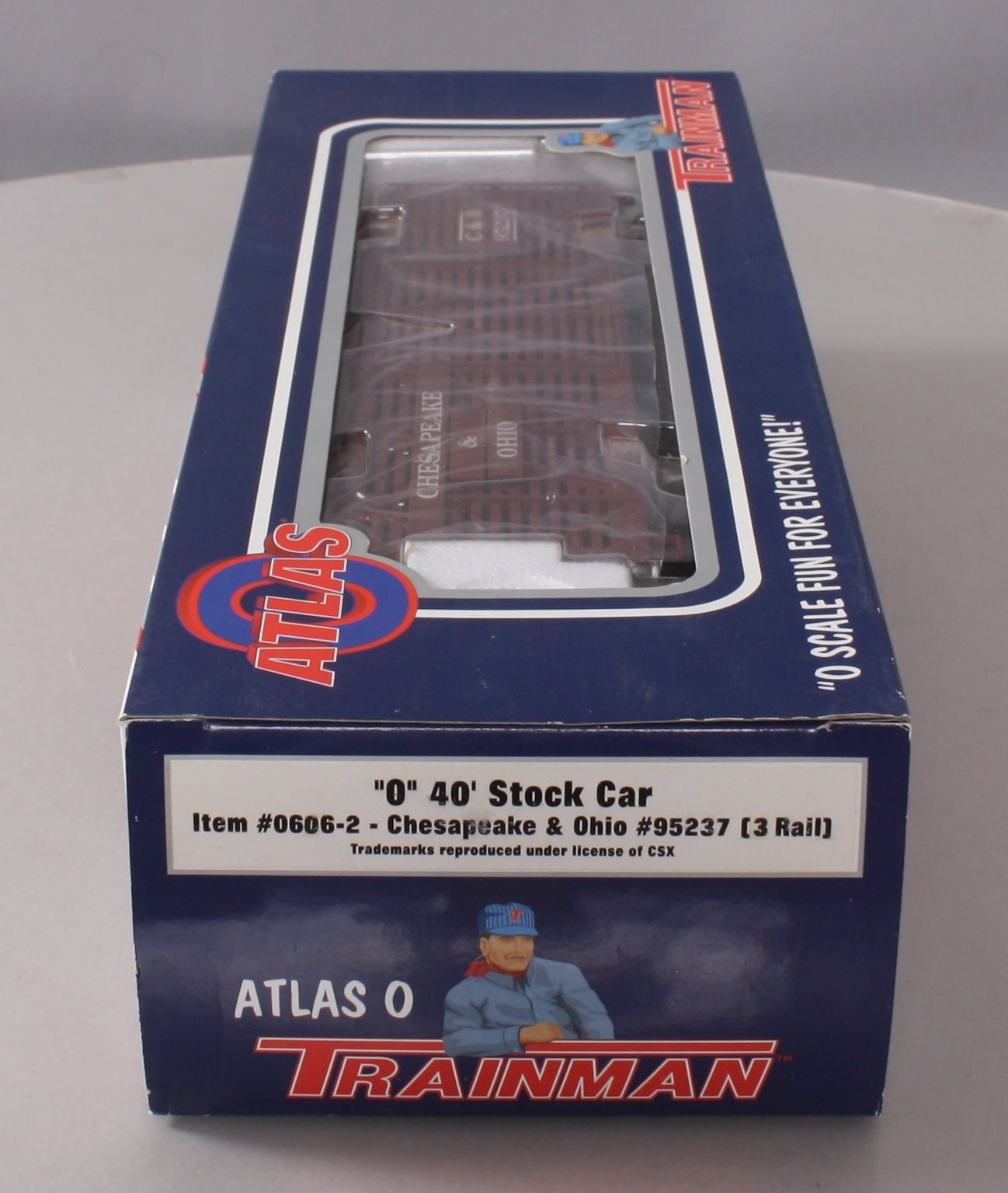 Atlas 0606-2 Chesapeake & Ohio 40' Stock Car #95237 LN/Box