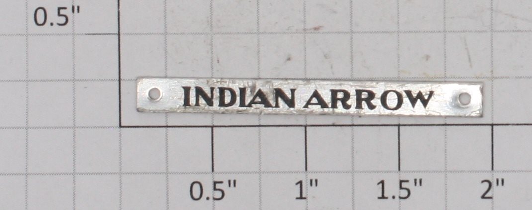 Lionel 9176-10 Indian Arrow Name Plate