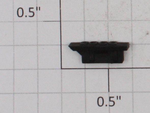 Lionel 2368-6/10 Right Hand Black Painted Raised Number Marker Lens/Number Board