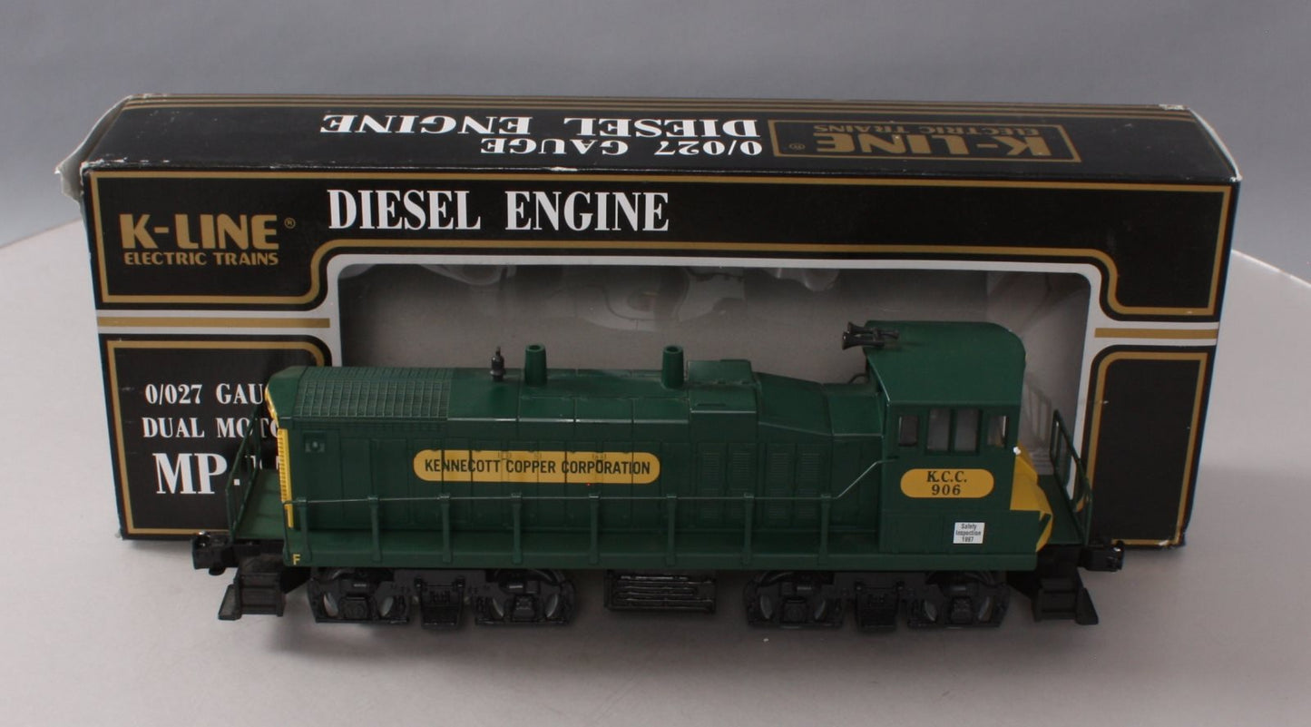 K-Line K22521 O KCC "Kennecott Copper Corp." MP-15 Diesel Locomotive #906 LN/Box