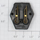 Lionel 8010-139 Black Brush Adjustable Plate (Housing Only)