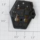 Lionel 8010-139 Black Brush Adjustable Plate (Housing Only)