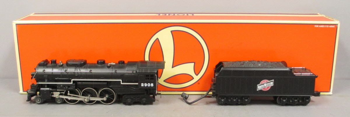 Lionel 6-28000 C&NW 4-6-4 Hudson Steam Loco.&Tender w/SS #2908 LN/Box
