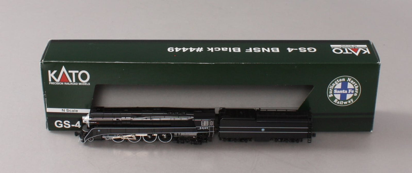 Kato 126-0312 N BNSF Excursion 4-8-4 GS-4 Black #4449