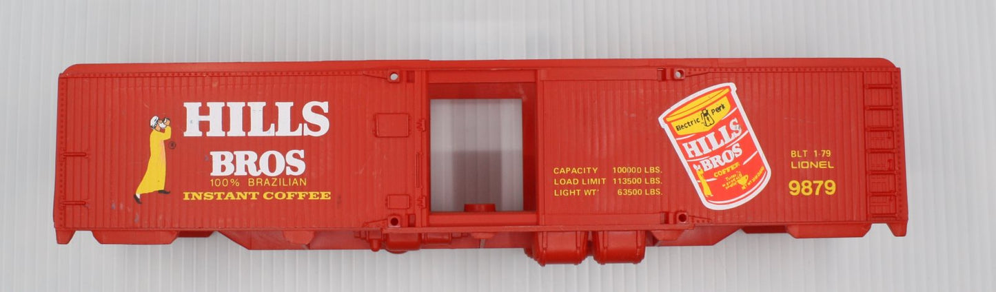 Lionel 9879-3 Reefer Body Shell Hills Bros 1979