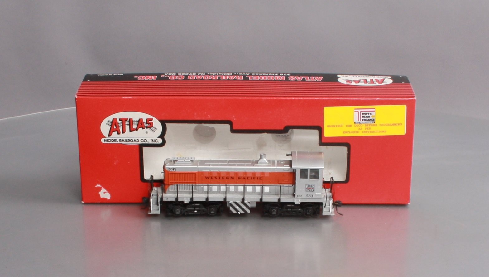 Atlas 8712 HO Scale Western Pacific Alco S-2 Diesel Locomotive #553