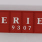 Lionel 9307-1 Red Erie Animated Cop and Hobo Gondola Shell