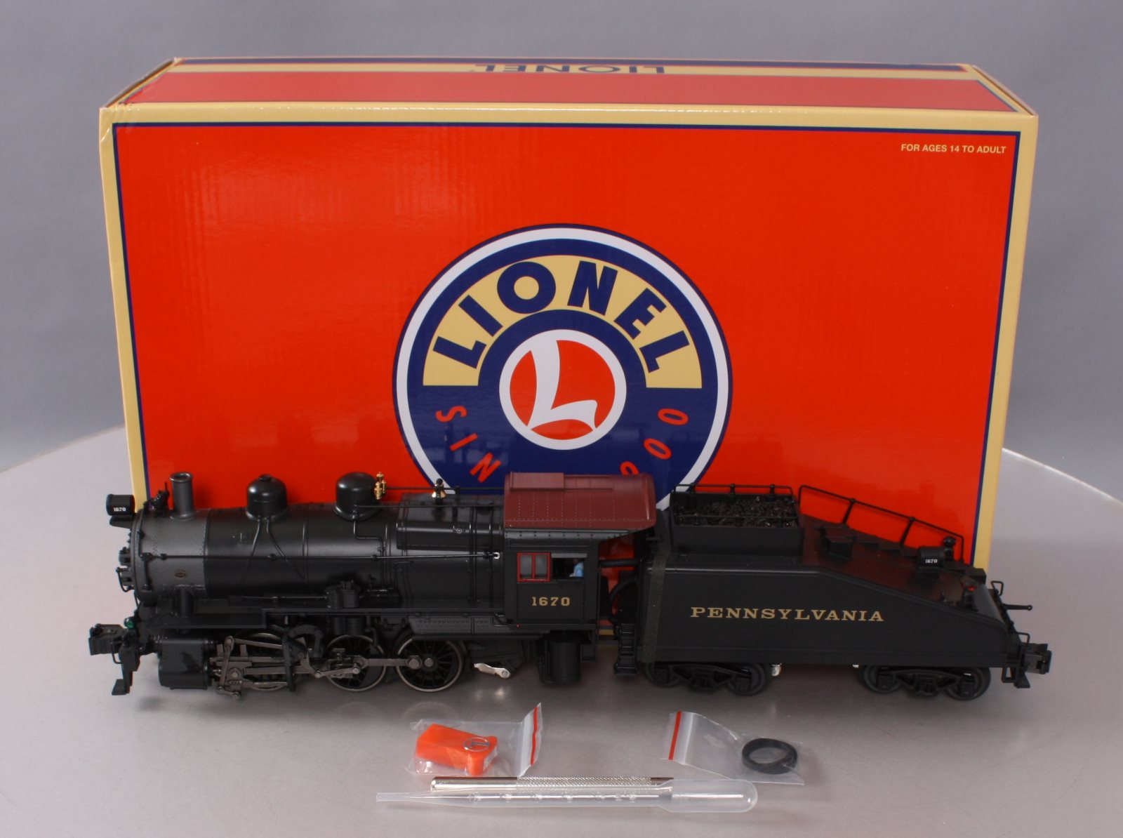 Lionel 6-82184 O Pennsylvania RR LEGACY B6sb 0-6-0 Steam Locomotive #1670