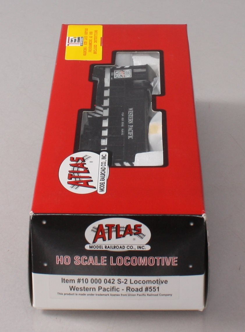 Atlas 10000042 HO Western Pacific S-2 Diesel Locomotive #551