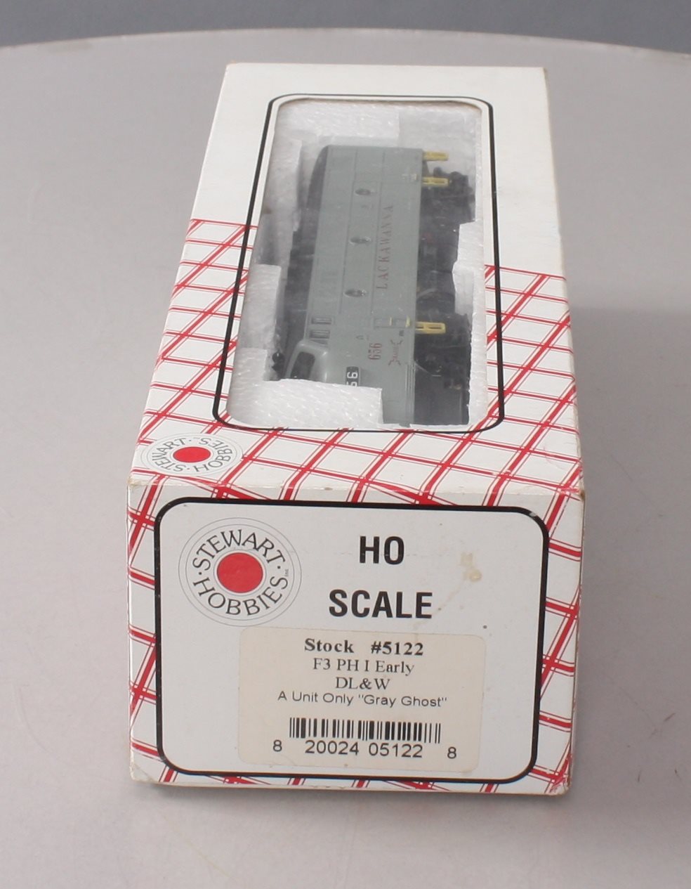 Stewart 5122 HO Delaware, Lackawanna & Western Diesel F-3 A Unit Ph I Early #656