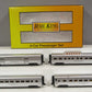 MTH 30-67809 O New York Central 60' Streamlined Passenger Car Set (Set of 4) LN/Box