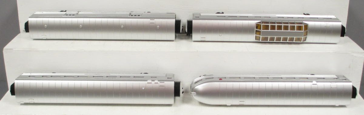 MTH 30-67809 O New York Central 60' Streamlined Passenger Car Set (Set of 4) LN/Box