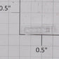 Lionel 2023-11 Right Hand Clear Raised Number Board Marker Lens
